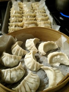 Gyoza: before and after